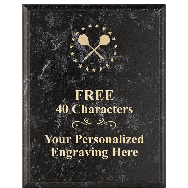 7X9 GOLD FILLED LASER PLAQUE