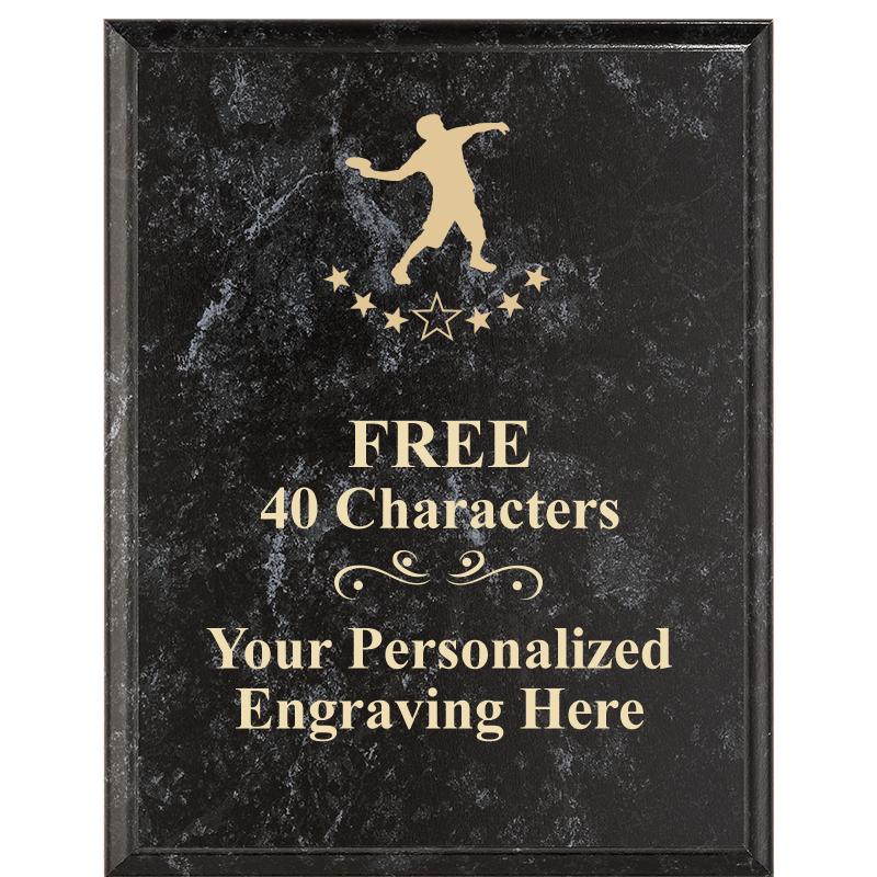 7X9 GOLD FILLED LASER PLAQUE