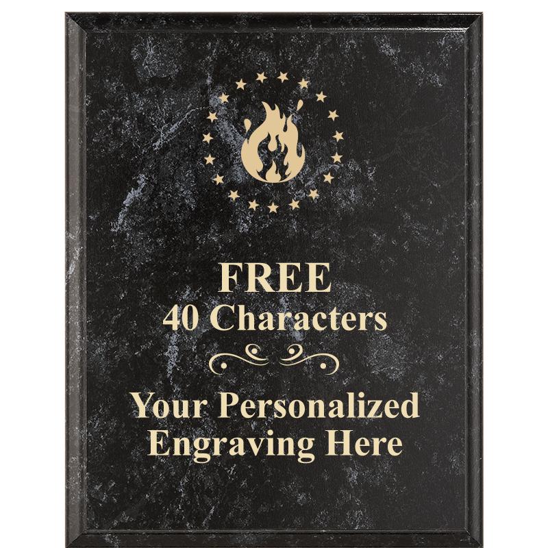 7X9 GOLD FILLED LASER PLAQUE