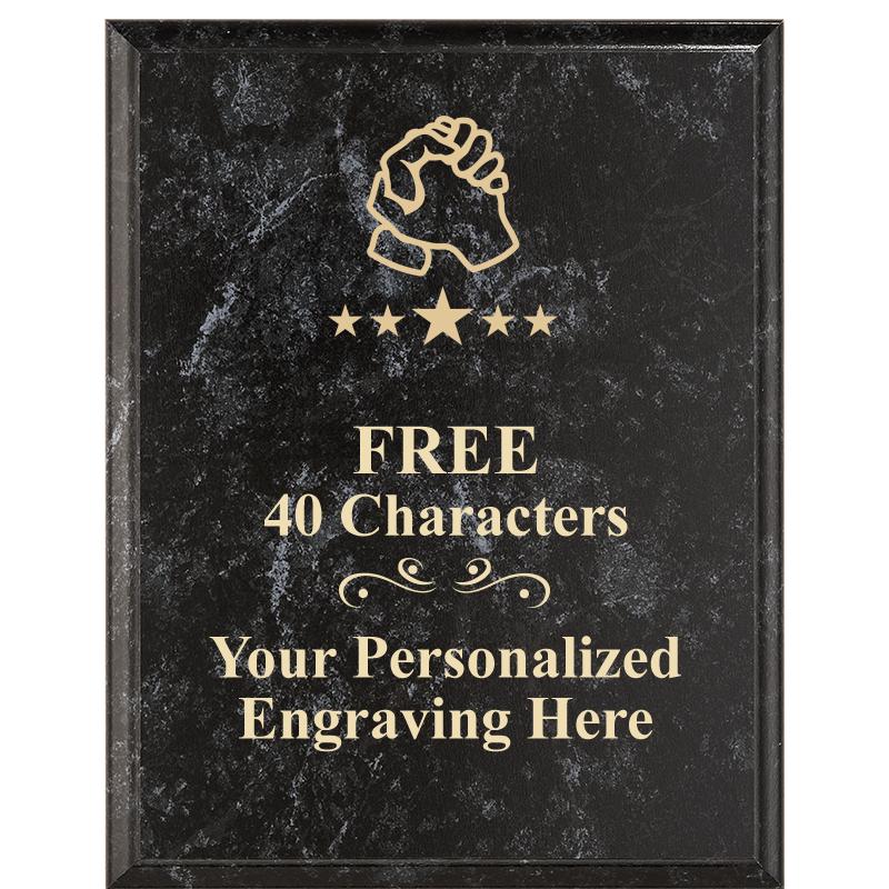 7X9 GOLD FILLED LASER PLAQUE