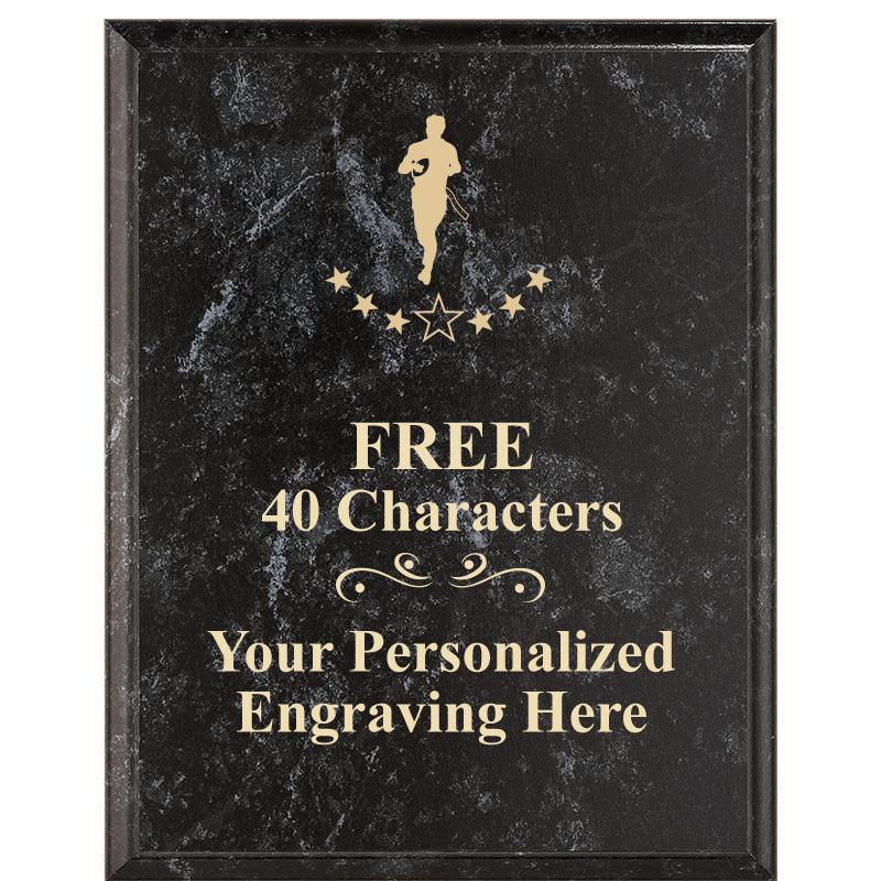 7X9 GOLD FILLED LASER PLAQUE