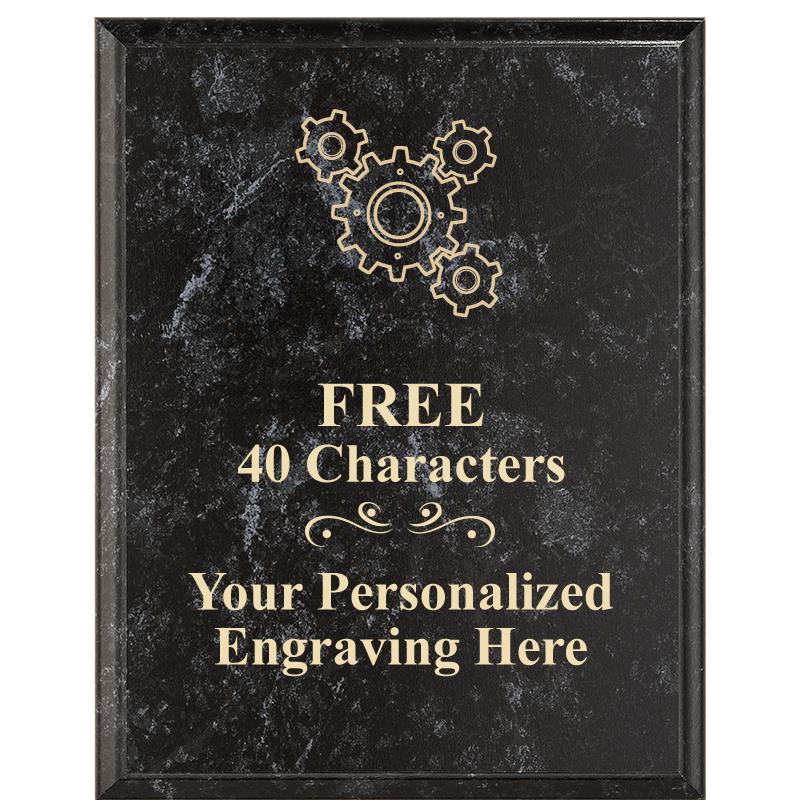 7X9 GOLD FILLED LASER PLAQUE
