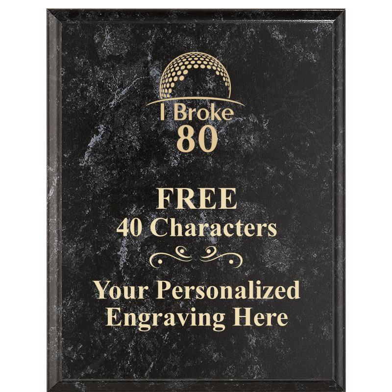 7X9 GOLD FILLED LASER PLAQUE