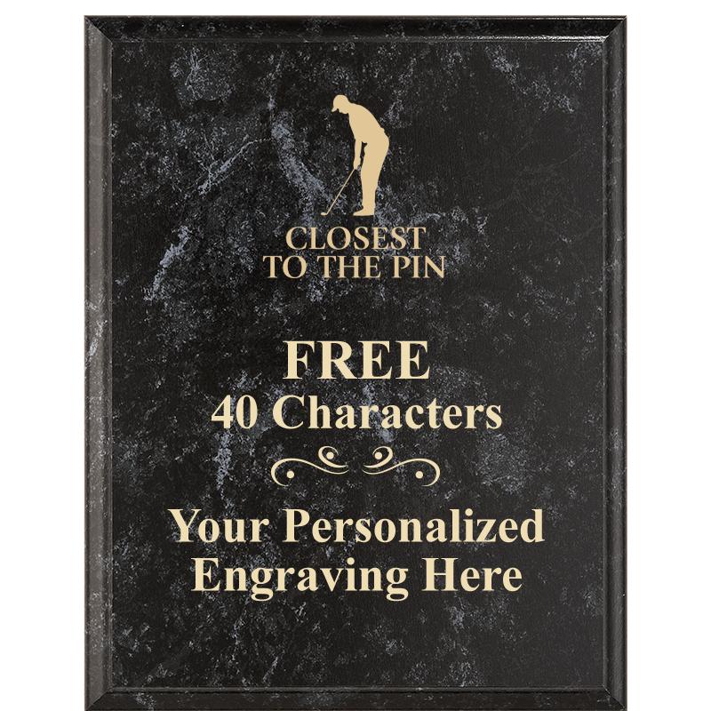 7X9 GOLD FILLED LASER PLAQUE