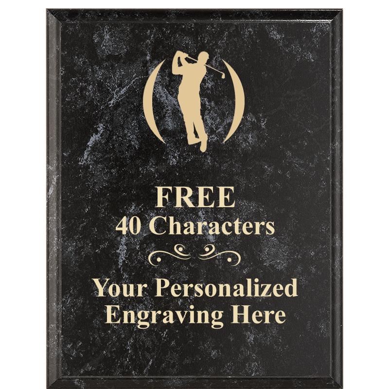 7X9 GOLD FILLED LASER PLAQUE