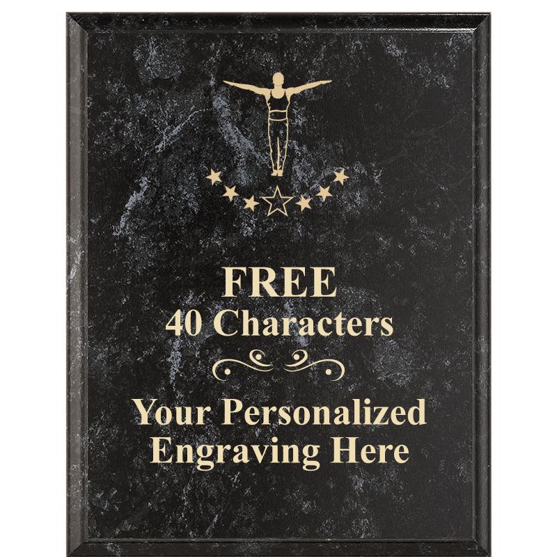 7X9 GOLD FILLED LASER PLAQUE