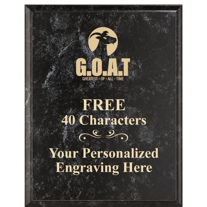 7X9 GOLD FILLED LASER PLAQUE