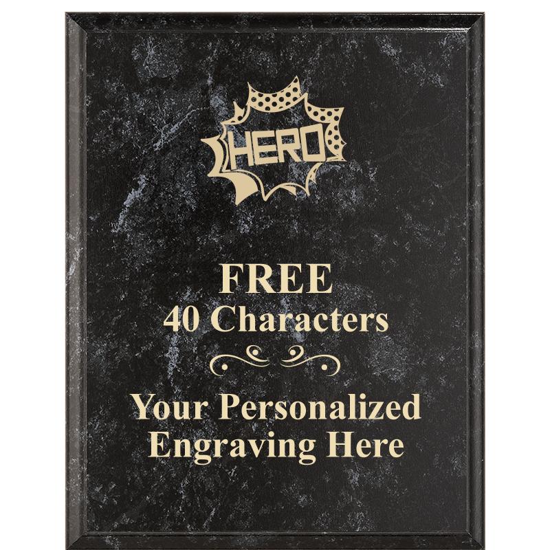 7X9 GOLD FILLED LASER PLAQUE