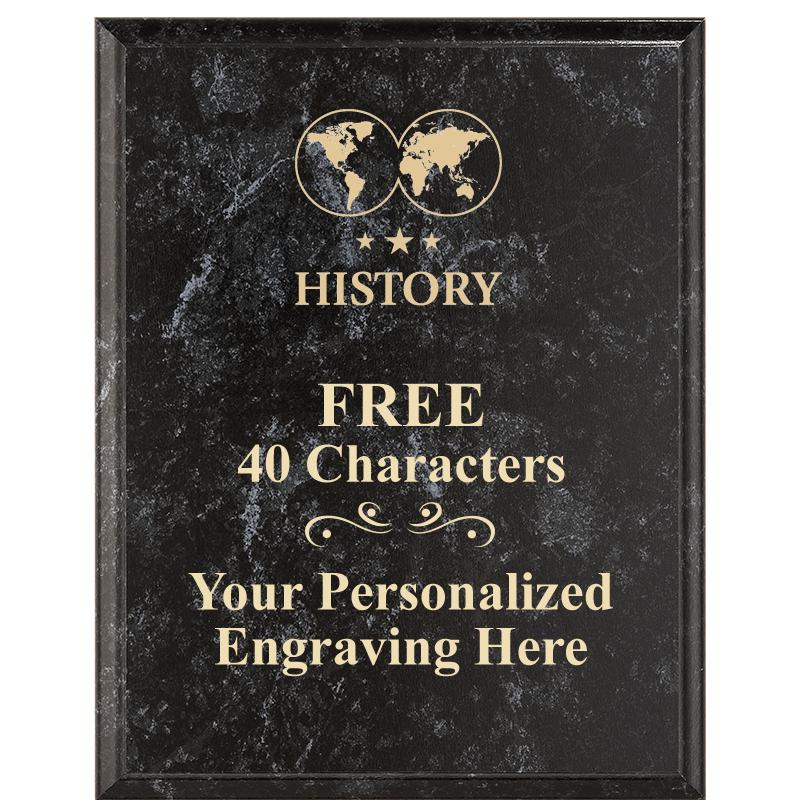 7X9 GOLD FILLED LASER PLAQUE