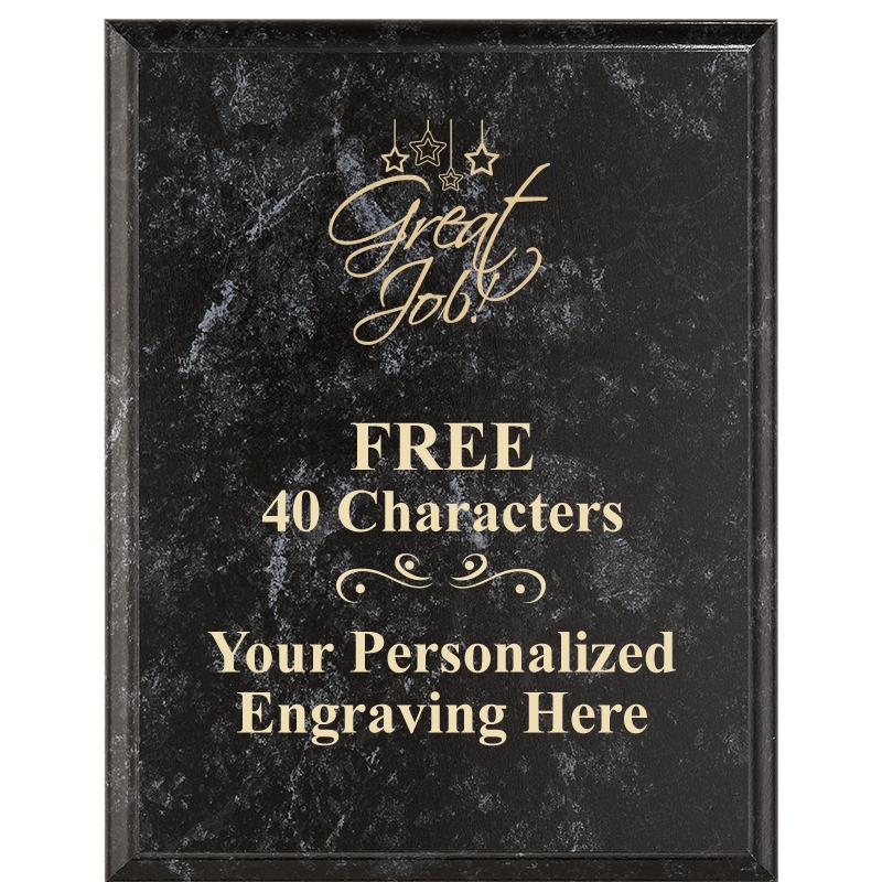 7X9 GOLD FILLED LASER PLAQUE