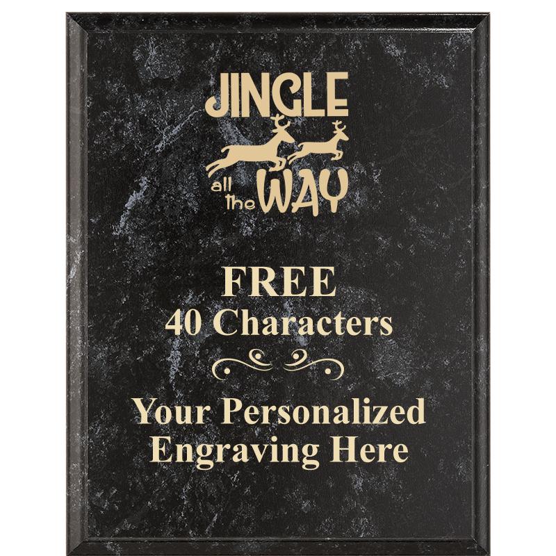 7X9 GOLD FILLED LASER PLAQUE