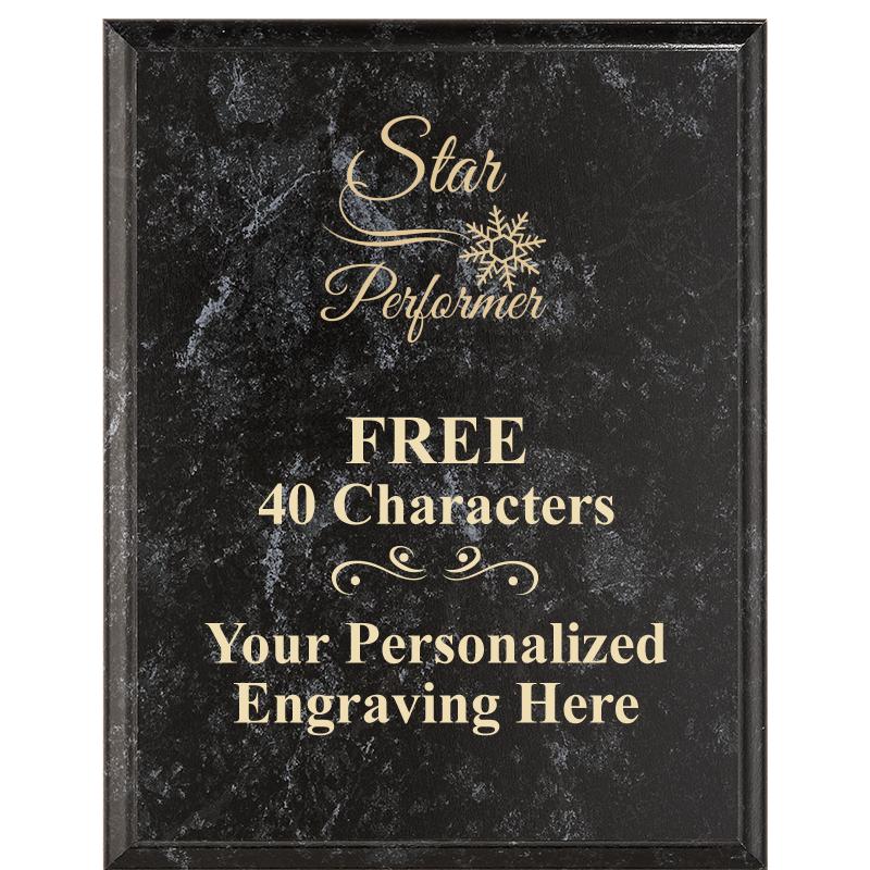 7X9 GOLD FILLED LASER PLAQUE