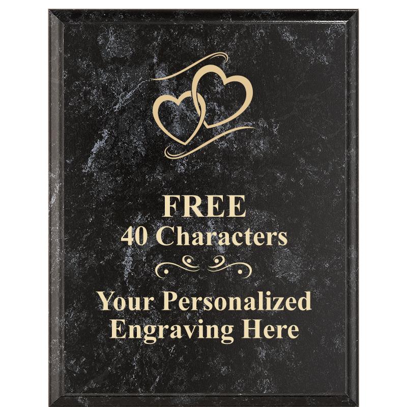 7X9 GOLD FILLED LASER PLAQUE