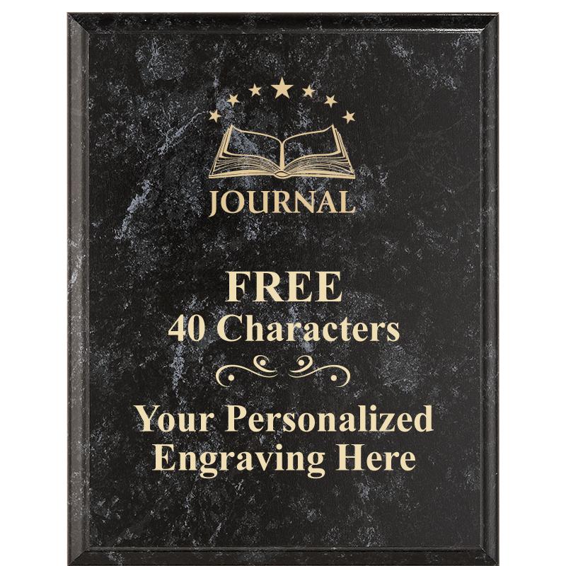 7X9 GOLD FILLED LASER PLAQUE