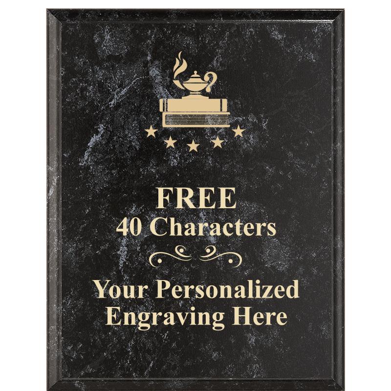 7X9 GOLD FILLED LASER PLAQUE