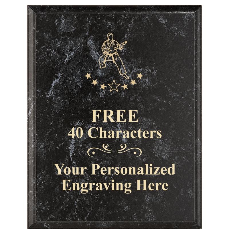 7X9 GOLD FILLED LASER PLAQUE