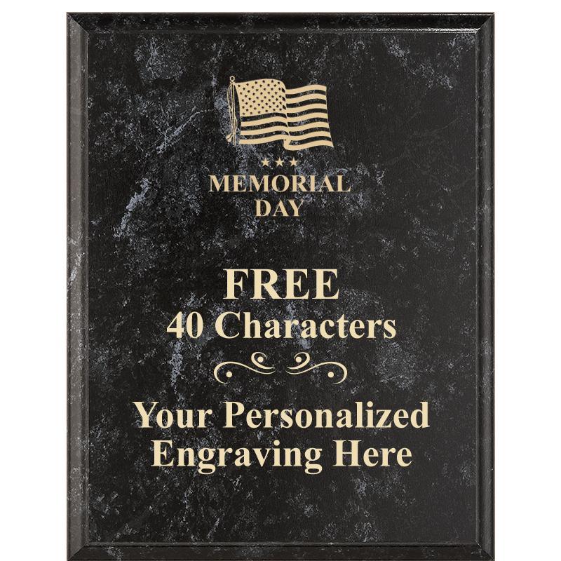 7X9 GOLD FILLED LASER PLAQUE