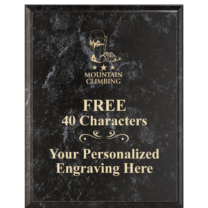 7X9 GOLD FILLED LASER PLAQUE