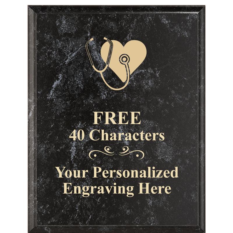 7X9 GOLD FILLED LASER PLAQUE