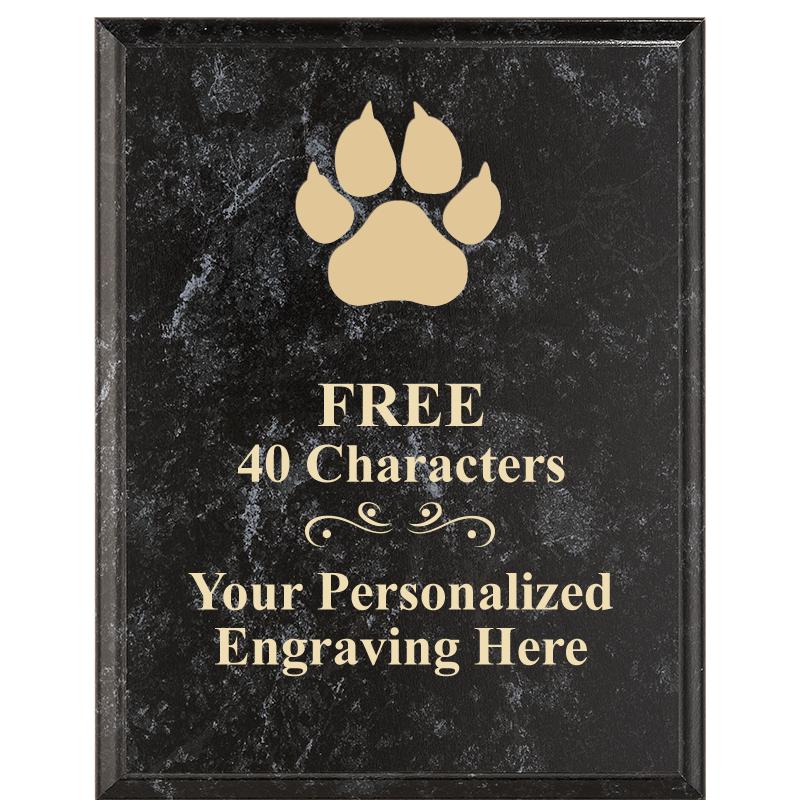 7X9 GOLD FILLED LASER PLAQUE