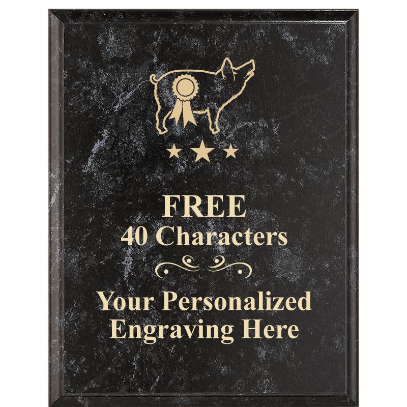 7X9 GOLD FILLED LASER PLAQUE