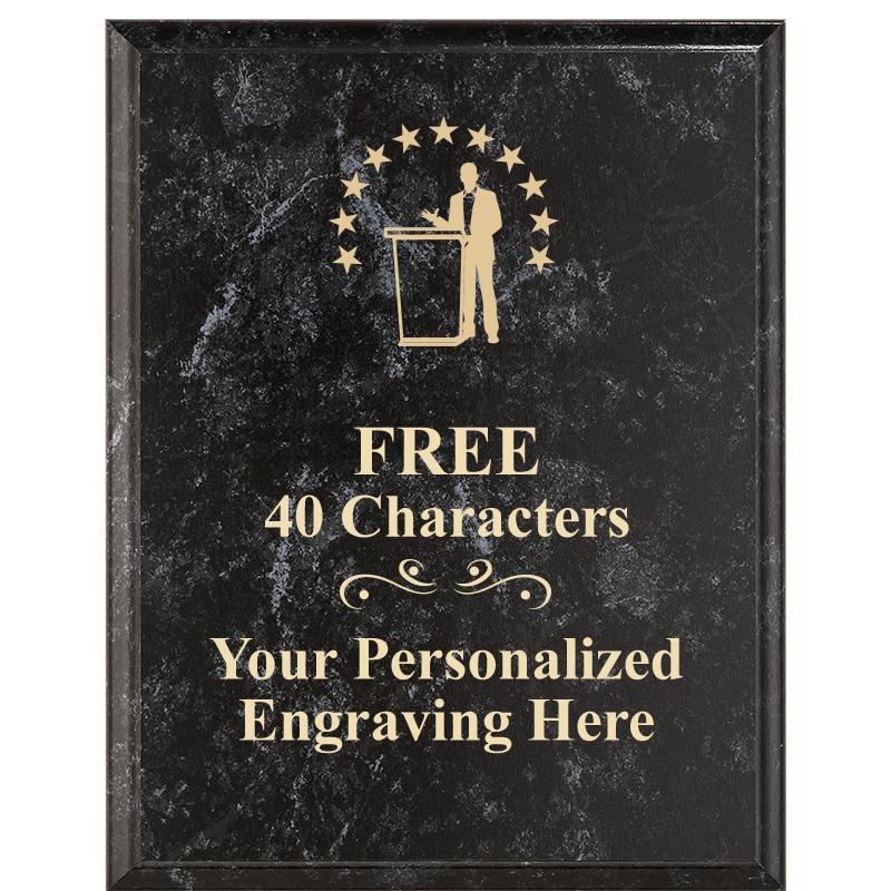 7X9 GOLD FILLED LASER PLAQUE