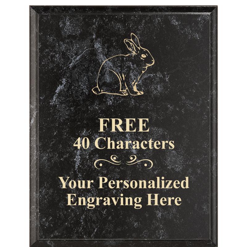 7X9 GOLD FILLED LASER PLAQUE