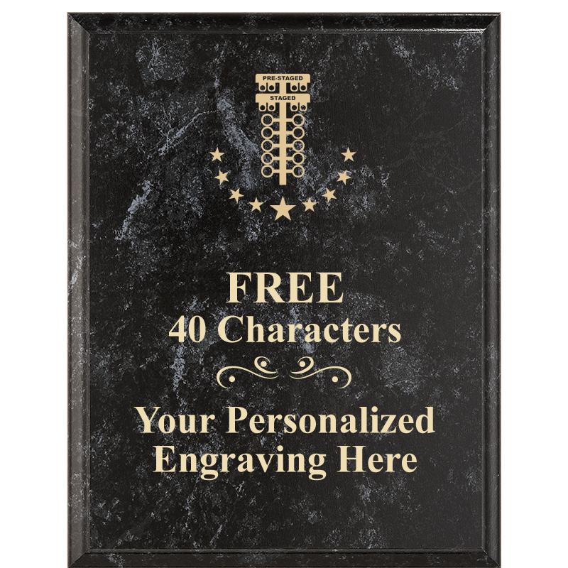 7X9 GOLD FILLED LASER PLAQUE