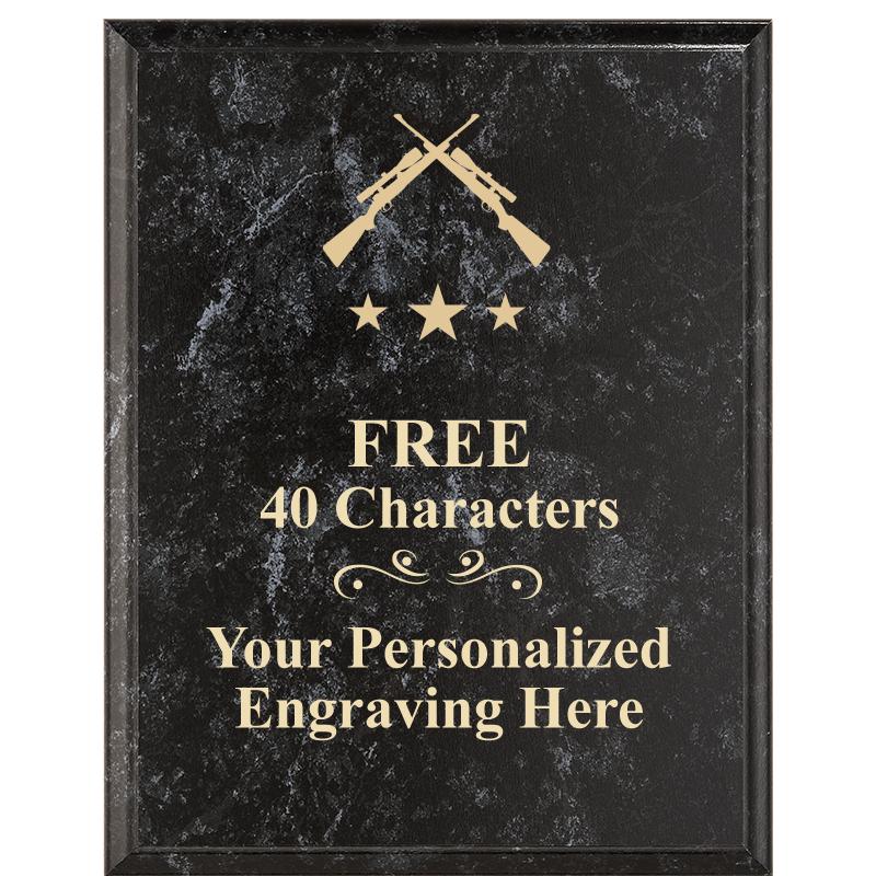 7X9 GOLD FILLED LASER PLAQUE