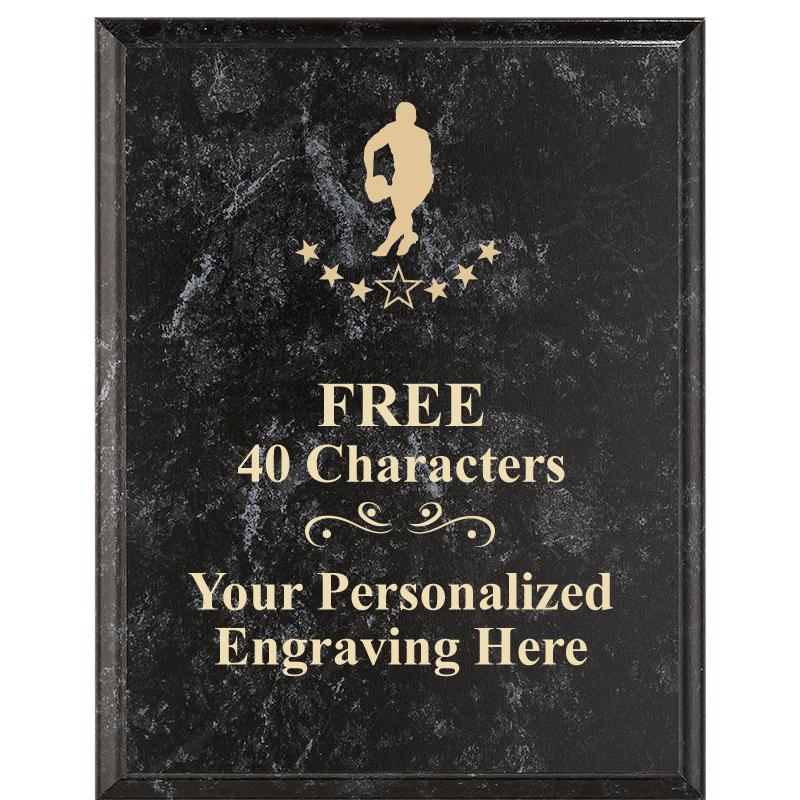 7X9 GOLD FILLED LASER PLAQUE