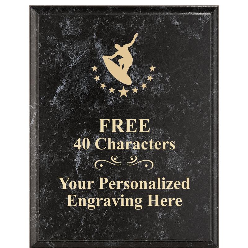 7X9 GOLD FILLED LASER PLAQUE