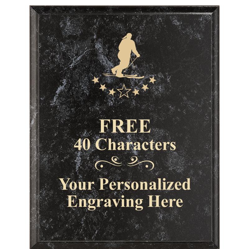 7X9 GOLD FILLED LASER PLAQUE