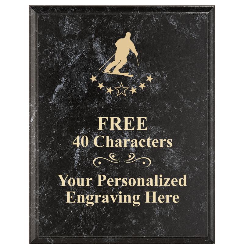 7X9 GOLD FILLED LASER PLAQUE