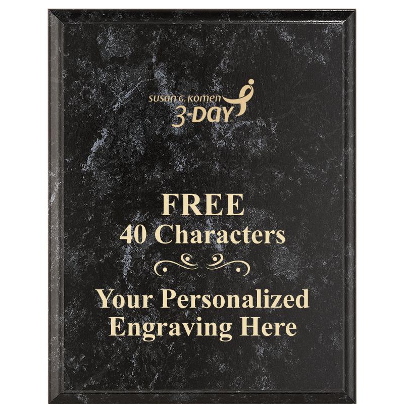 7X9 GOLD FILLED LASER PLAQUE