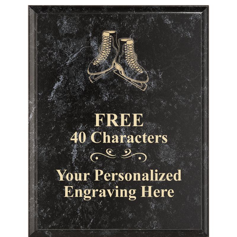 7X9 GOLD FILLED LASER PLAQUE