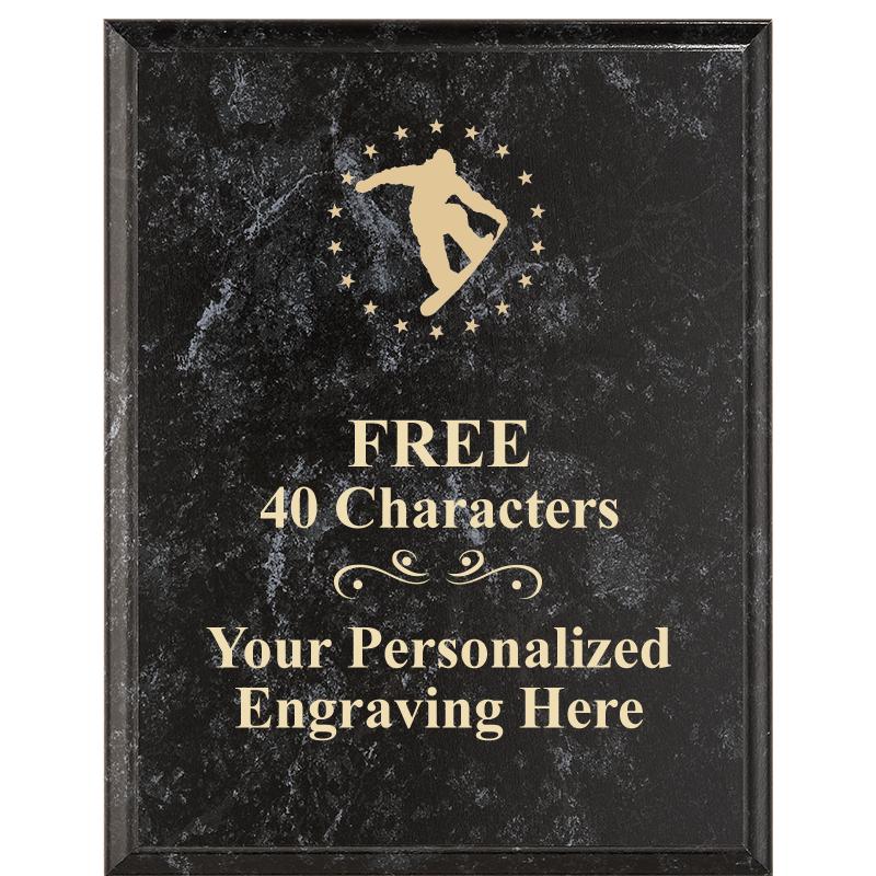 7X9 GOLD FILLED LASER PLAQUE