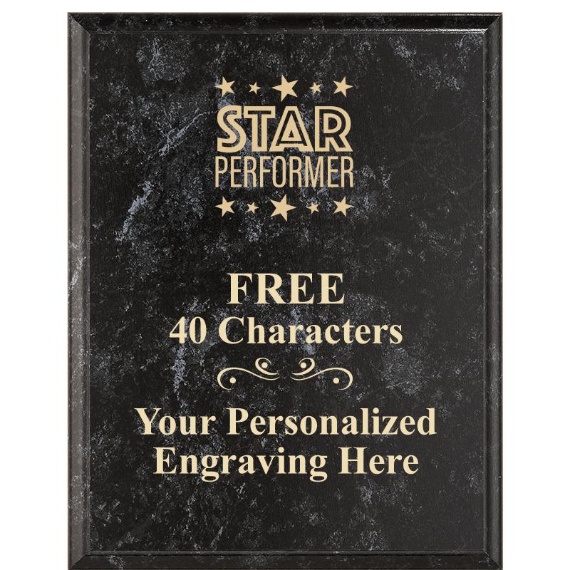 7X9 GOLD FILLED LASER PLAQUE