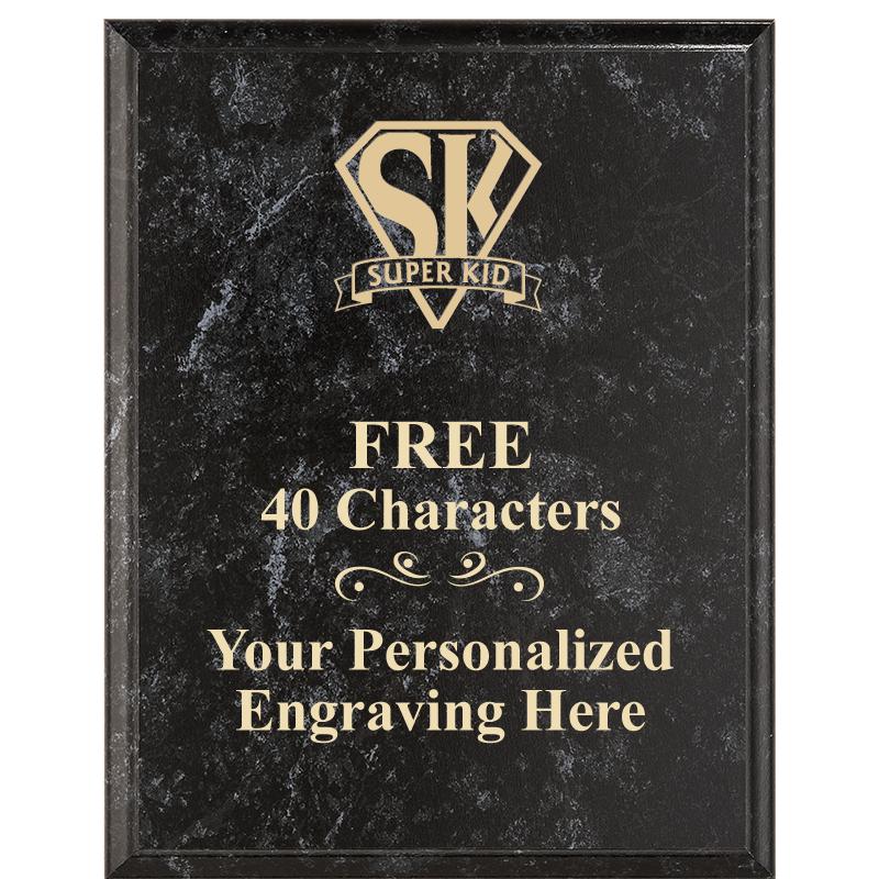 7X9 GOLD FILLED LASER PLAQUE