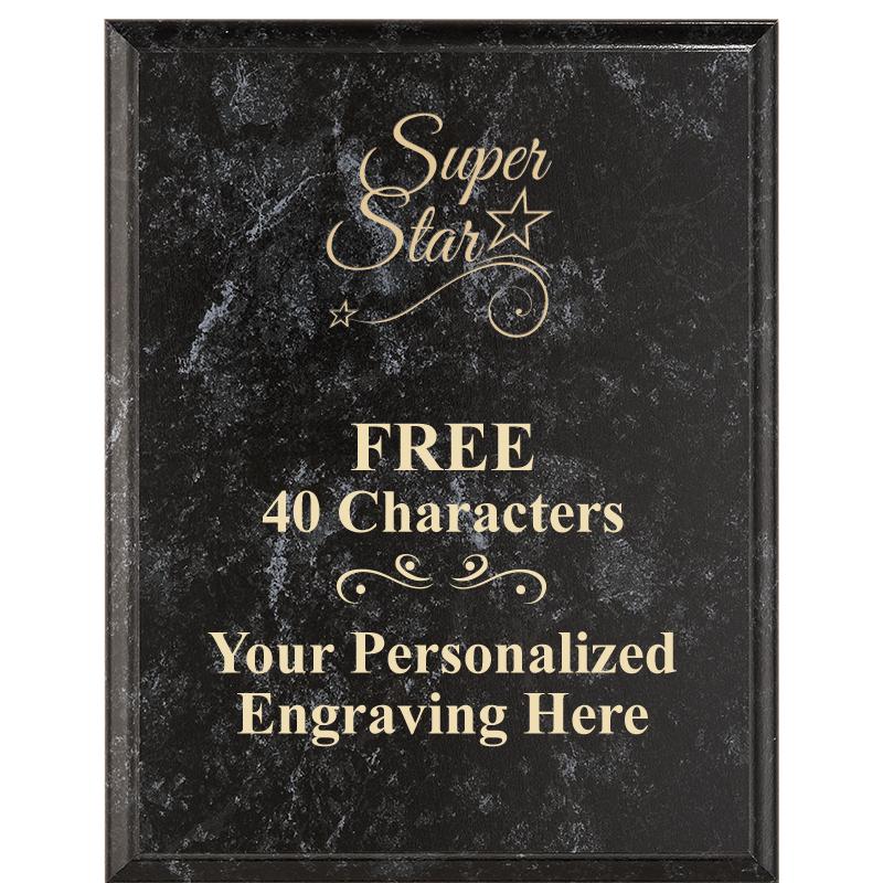 7X9 GOLD FILLED LASER PLAQUE