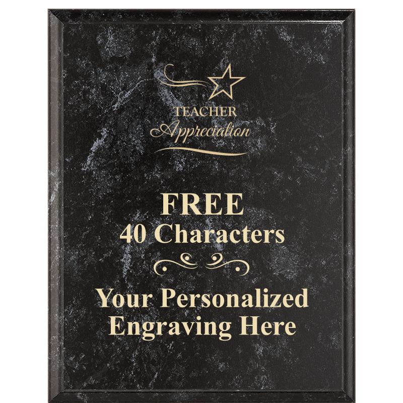 7X9 GOLD FILLED LASER PLAQUE