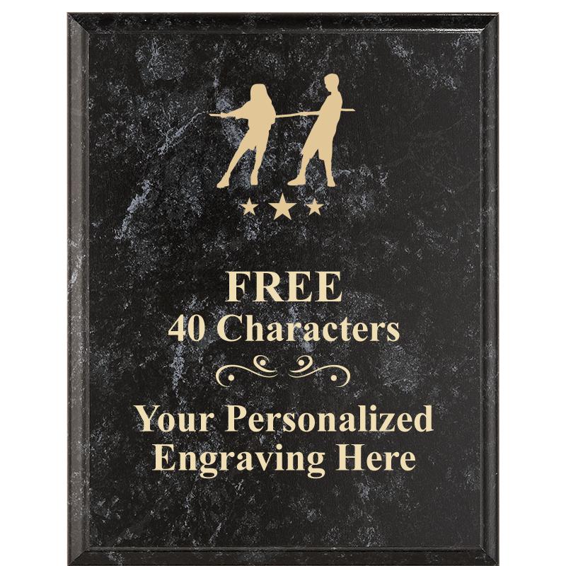 7X9 GOLD FILLED LASER PLAQUE