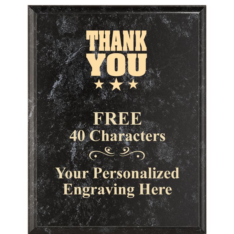 7X9 GOLD FILLED LASER PLAQUE