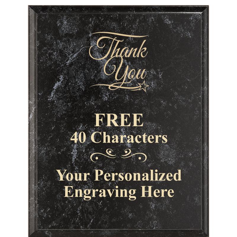 7X9 GOLD FILLED LASER PLAQUE