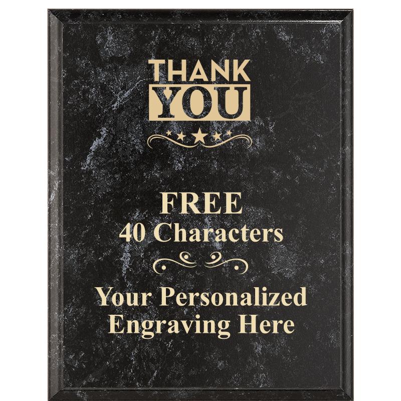 7X9 GOLD FILLED LASER PLAQUE