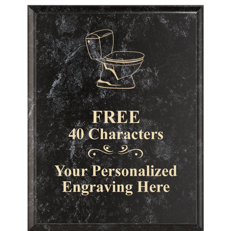 7X9 GOLD FILLED LASER PLAQUE