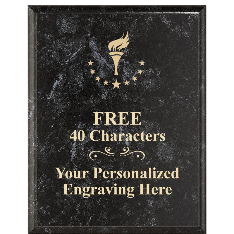 7X9 GOLD FILLED LASER PLAQUE