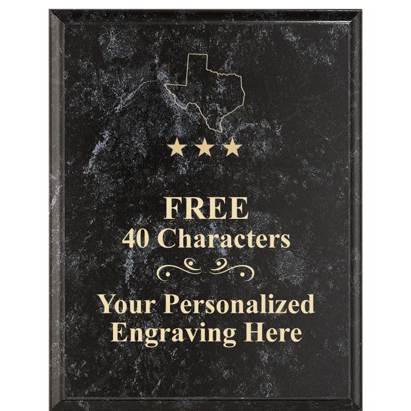 7X9 GOLD FILLED LASER PLAQUE