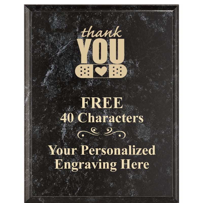 7X9 GOLD FILLED LASER PLAQUE