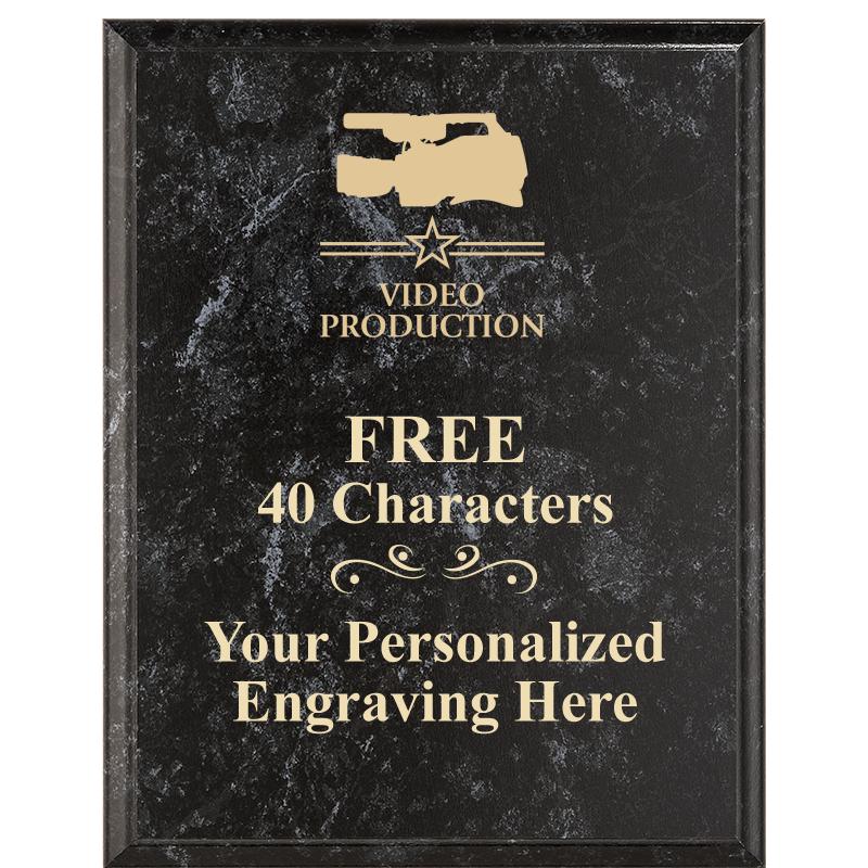 7X9 GOLD FILLED LASER PLAQUE