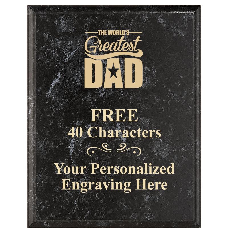 7X9 GOLD FILLED LASER PLAQUE